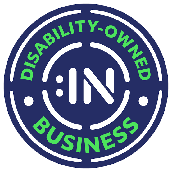 Disability:IN — Disability-Owned Business certification badge